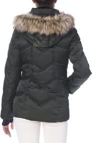 img 2 attached to Nautica Womens Short Puffer Military