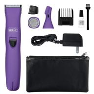 🔌 wahl pure confidence rechargeable electric trimmer, shaver, & detailer for smooth face, underarm, eyebrow, & bikini area grooming – model 9865-100 logo