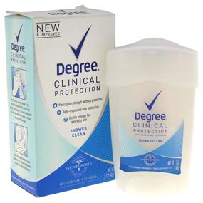 img 1 attached to 🌸 Pack of 2 Degree Women Clinical Protection Anti-Perspirant Deodorant, Shower Clean Scent, 1.70 oz