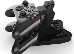 img 4 attached to 🎮 Efficient Dual Charging Station for Xbox Series X/S Controller - High-Speed Wireless Docking Charger Stand (5 x 6.7 x 2.5INCH, Black)