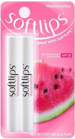 img 1 attached to Softlips Protectant/Sunscreen SPF 20 Lip Balm, 6 Pack (12 count) - Assorted Fun Flavors for Ultimate Lip Care