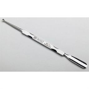 img 1 attached to Mehaz MC0022: High-Quality Stainless Steel 9mm Cuticle Pusher & Cleaner - 5 ½ Inch Pusher & Curette Combo