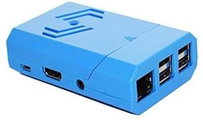 img 1 attached to 🔵 SB Components PiShell White Case: A Multi-Colored Case for the Raspberry Pi 3 Model B+ and Camera - Blue