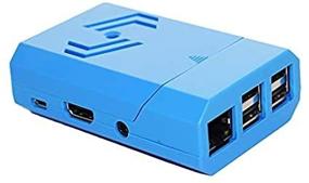 img 2 attached to 🔵 SB Components PiShell White Case: A Multi-Colored Case for the Raspberry Pi 3 Model B+ and Camera - Blue