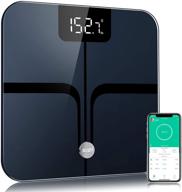 📊 smart bluetooth body fat scale: high-precision digital bathroom scale with wireless body composition analysis, bmi calculation, and 400 lbs weighing capacity logo