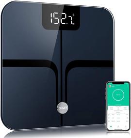 img 4 attached to 📊 Smart Bluetooth Body Fat Scale: High-Precision Digital Bathroom Scale with Wireless Body Composition Analysis, BMI Calculation, and 400 lbs Weighing Capacity