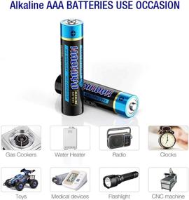 img 3 attached to 🔋 24-Pack HAOHIYO Alkaline Single Use AAA Batteries for Household and Business