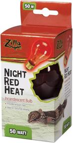 img 3 attached to 🦎 Zilla Reptile Terrarium Heat Lamps - Night Red Incandescent Bulb 50W