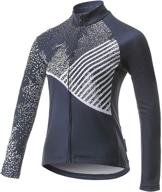 🚴 catena women's close-fitting cycling jersey: thermal long sleeve bicycle jacket for autumn and winter logo