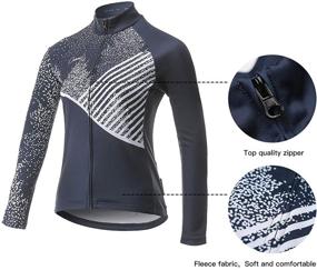 img 3 attached to 🚴 CATENA Women's Close-Fitting Cycling Jersey: Thermal Long Sleeve Bicycle Jacket for Autumn and Winter