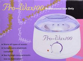 img 2 attached to PRO-WAX 100 Hot Wax Heater/Warmer: Salon Spa Beauty Equipment for Hard Strip Waxing 400ML, White - Effectively Melt Away Unwanted Hair