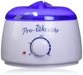 img 4 attached to PRO-WAX 100 Hot Wax Heater/Warmer: Salon Spa Beauty Equipment for Hard Strip Waxing 400ML, White - Effectively Melt Away Unwanted Hair