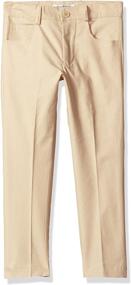 img 2 attached to 👖 Boys' Clothing: Isaac Mizrahi Stretch Cotton Chino Pants