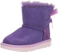 👢 стильные и уютные: ugg детское унисекс-ботинки mini bailey bow ii. логотип