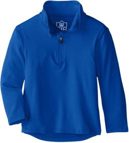 img 2 attached to 👕 Wes Willy Performance Quarter-Zip Pullover for Boys: Comfortable Clothing and Sweaters