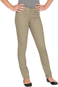 img 3 attached to 👖 Dickies Big Girls Super Skinny Stretch Pant: Comfortable and Stylish Fit for Trendy Young Ladies
