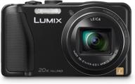 📷 panasonic lumix dmc-zs25 16.1 mp compact digital camera: 20x intelligent zoom, black (old model) logo