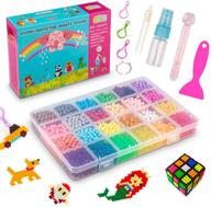 🎨 набор для детского творчества cyiecw с 24 цветами бисером для воды, 3000 шариков для пополнения арткрафтов beados - полный набор для детей и начинающих логотип