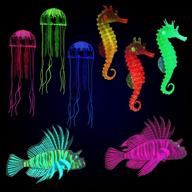 luminous decoration artificial fluorescent jellyfish logo