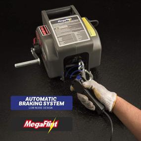 img 2 attached to 🚤 Megaflint Trailer Winch: Reversible Electric Winch for Boats up to 6000 lbs - 12V DC, Power-in, Power-Out, and Freewheel Operations - 30% More Winching Power than Regular 6000 lbs Winch (5000lbs Marine)