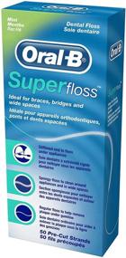 img 3 attached to 🦷 Oral-B Super Floss 600 Pre-Cut Pieces (Pack of 12)
