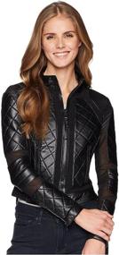 img 1 attached to 🧥 Blanc Noir Motorcycle Jacket