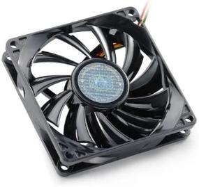 img 1 attached to 🌀 Кулер Cooler Master 80мм с молчаливым вентилятором, с подшипниками на гильзе для компьютерных корпусов и процессорных систем охлаждения