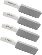 🚽 comfun pumice stone toilet bowl cleaner with handle - 4 pack logo