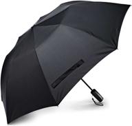 зонт samsonite auto travel черный логотип