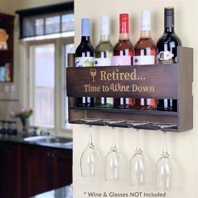 img 3 attached to 🍷 Retirement Wine Gifts for Women 2021 - Our Retired, Time to Wine Down Wine Rack: Perfect Retirement Gift for Women Wine Lovers and Fun Retired Gifts for Women