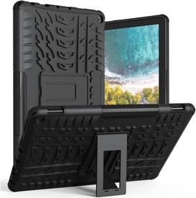 img 4 attached to 📱 Non-Slip Shockproof Kickstand Case for All-New Tablet 10 - ROISKIN Heavy-Duty 11th Gen 2021 Release (Not for iPad)