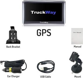 img 2 attached to 🚚 TruckWay GPS Pro Series Model 720 - 7" Грузовой GPS для водителей грузовиков. Навигация по всей жизни. Карты Северной Америки (США + Канада) 3D и 2D карты, сенсорный экран, пошаговые указания.