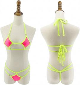 img 1 attached to Tinpia Swimming Costumes Swimwear G String Sports & Fitness
