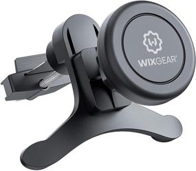 img 4 attached to 🚗 WixGear Car Mount: Universal Air Vent Magnetic Holder for iPhone 6, Samsung Galaxy S6 and More