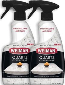 img 4 attached to 🧽 Weiman Quartz Countertop Cleaner and Polish (2 Pack) - Clean, Shine, and Protect Your Quartz Countertops, Islands, and Stone Surfaces with Added UV Protection