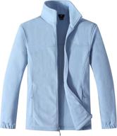 🧥 premium men's full zip polar fleece jacket with zipper pockets - ideal for outdoor recreation logo