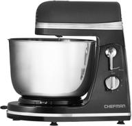 🍳 enhance your culinary skills with chefman rj32-b legacy series power stand mixer, black logo