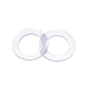 img 4 attached to Silicone Washers Gasket Washer White