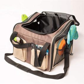 img 3 attached to Heartland Pet Products Soft Sided Car Seat/Carrier for Tiny Dogs/Cats Up to 10 lbs. 16.5 x 14.5 x 14