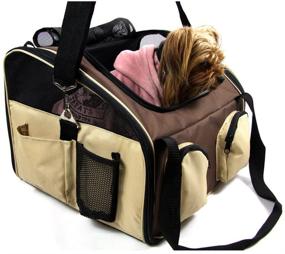 img 4 attached to Heartland Pet Products Soft Sided Car Seat/Carrier for Tiny Dogs/Cats Up to 10 lbs. 16.5 x 14.5 x 14