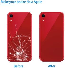 img 1 attached to Vimour Back Glass Replacement For IPhone XR 6 Cell Phones & Accessories