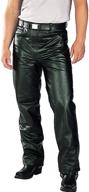 👖 xelement b7400 men's classic black fitted leather pants: timeless style and exceptional fit logo