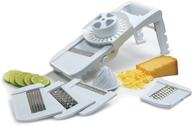 🔪 versatile and safe norpro deluxe mandoline slicer with grater, shredder, julienne, and juicer - a complete kitchen tool logo