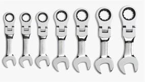img 2 attached to 🔧 GEARWRENCH 9570 Flex Head Combination Ratcheting: Versatile and Powerful Tool for Efficient Mechanics