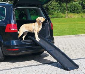 img 2 attached to 🐾 Convenient and Versatile TRIXIE Pet Products Multi-Purpose Bi-Fold Ramp in Sleek Black