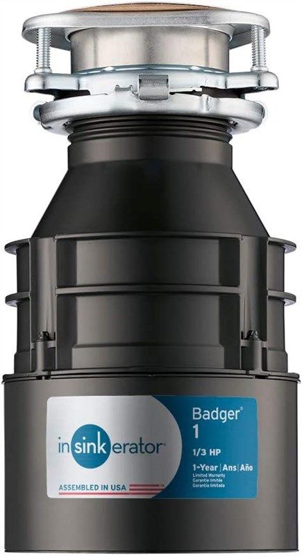 insinkerator 쓰레기 처리 badger continuous 로고