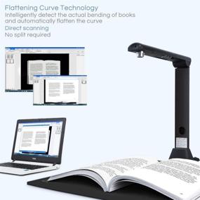 img 3 attached to 📚 Enhance Remote Learning with iCODIS X9 Book Scanner & Document Camera: A3 High Definition Portable Capture + Curve-Flatten & OCR Technology for Teachers