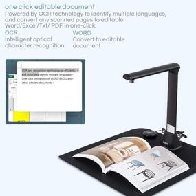img 1 attached to 📚 Enhance Remote Learning with iCODIS X9 Book Scanner & Document Camera: A3 High Definition Portable Capture + Curve-Flatten & OCR Technology for Teachers