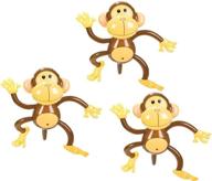 🐵 27 inch inflatable monkeys set of 3 - rhode island novelty: an entertaining delight for everyone! логотип