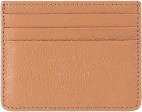 img 4 attached to 🧳 Premium Leather Credit Card Holder: Stylish Men's Pocket Accessory